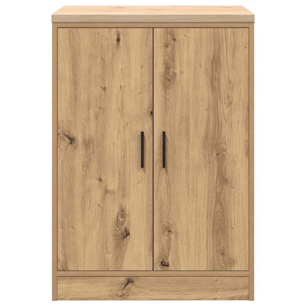 Armadietto per Garage in Rovere Artigianale 60x51x85 cm 860579