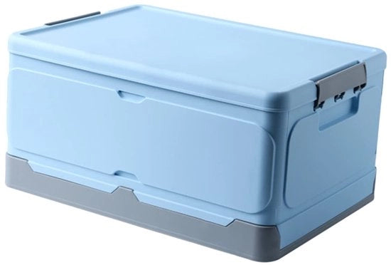 Contenitore multifunzionale per la conservazione - Scatola di conservazione con coperchio - Scatola di conservazione - Scatola di conservazione con contenitori - Scatola di conservazione piccola con coperchio - Materiale PP trasportabile - Blu