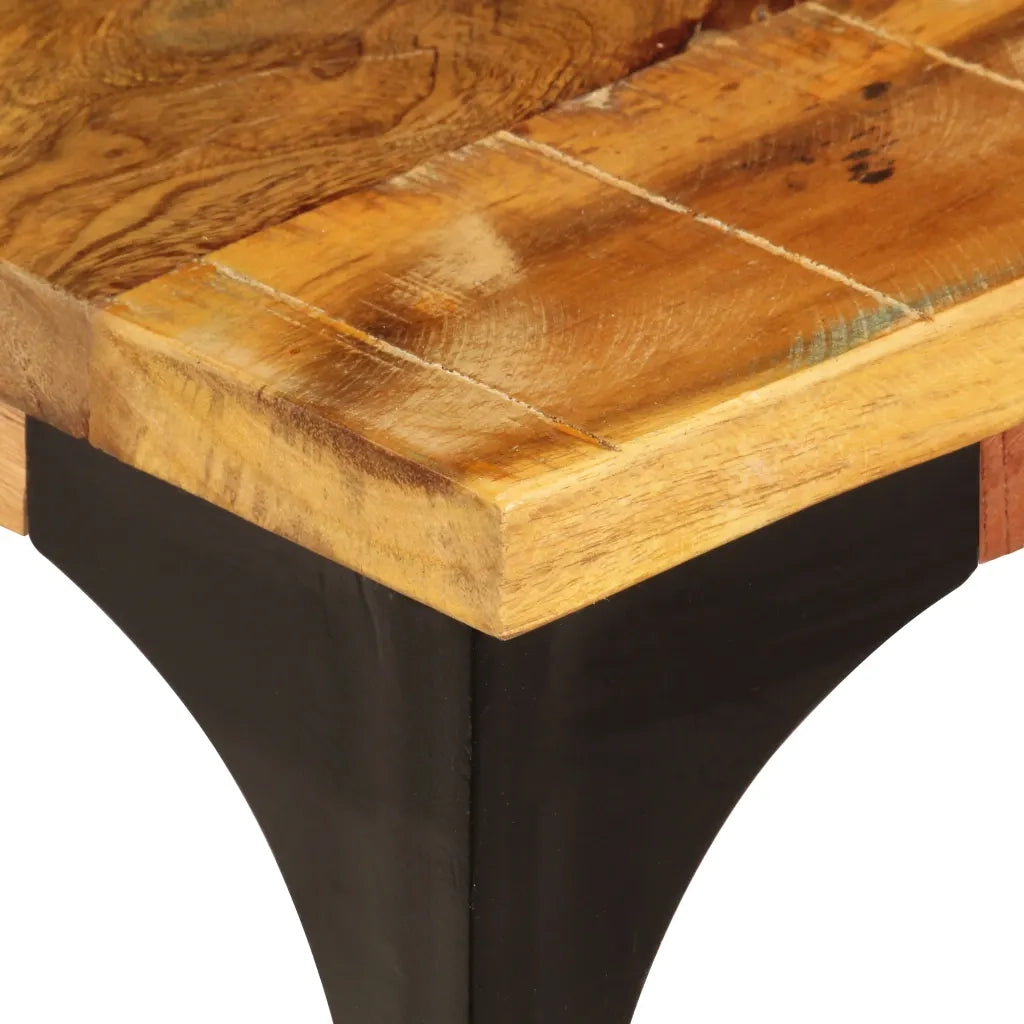 Tavolino da Salotto 100x60x35 cm Legno Massello di Recupero 247322