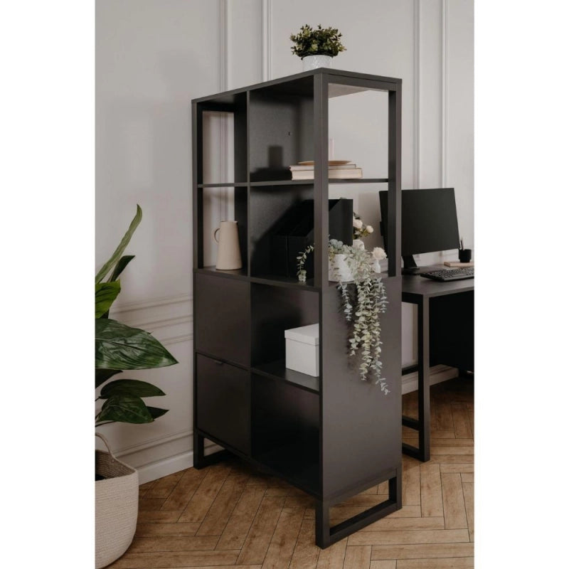 Credenza a giorno Sumatra20A antracite bifacciale