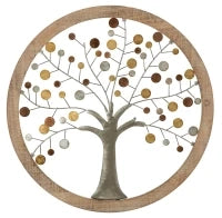 Pannello Da Muro Albero Della Vita Mirror Cm Ø  61X1.8