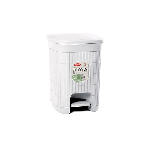 PATTUMIERA A PEDALE 'DOMUS' dust white  - STEFANPLAST
