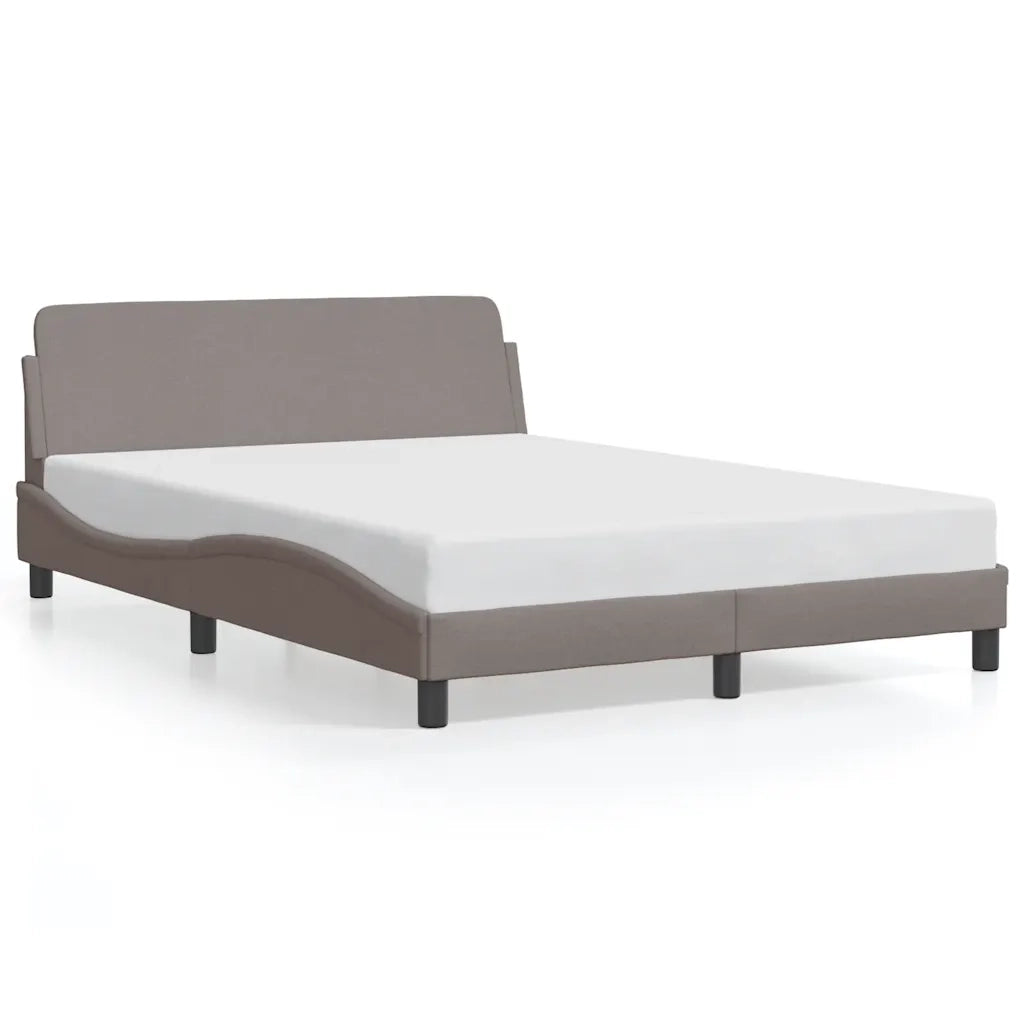 Giroletto senza Materasso Tortora 140x200 cm in Tessuto
