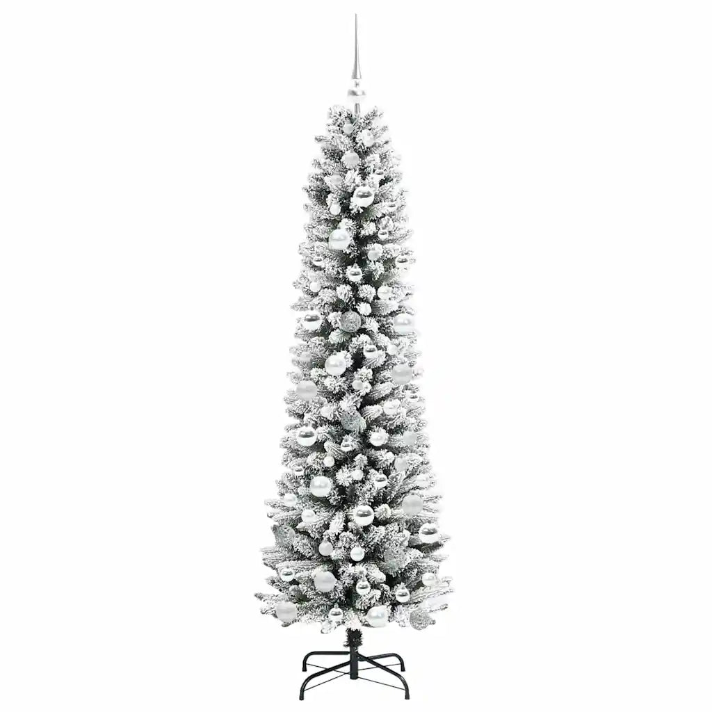 Albero di Natale artificiale con 300 LED Bianco 180 cm 3396110