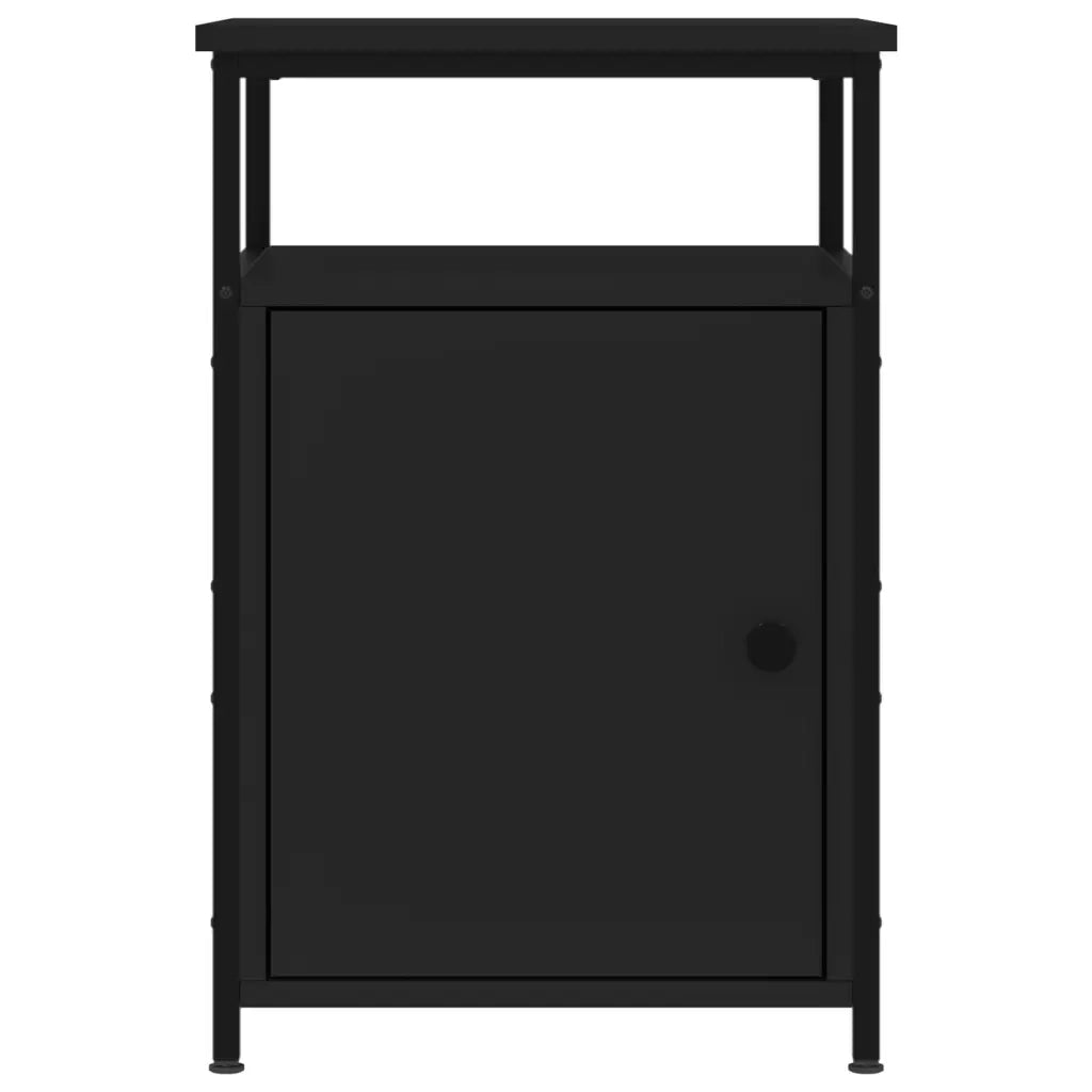 Comodini 2 pz Neri 40x42x60 cm in Legno Multistrato 826034