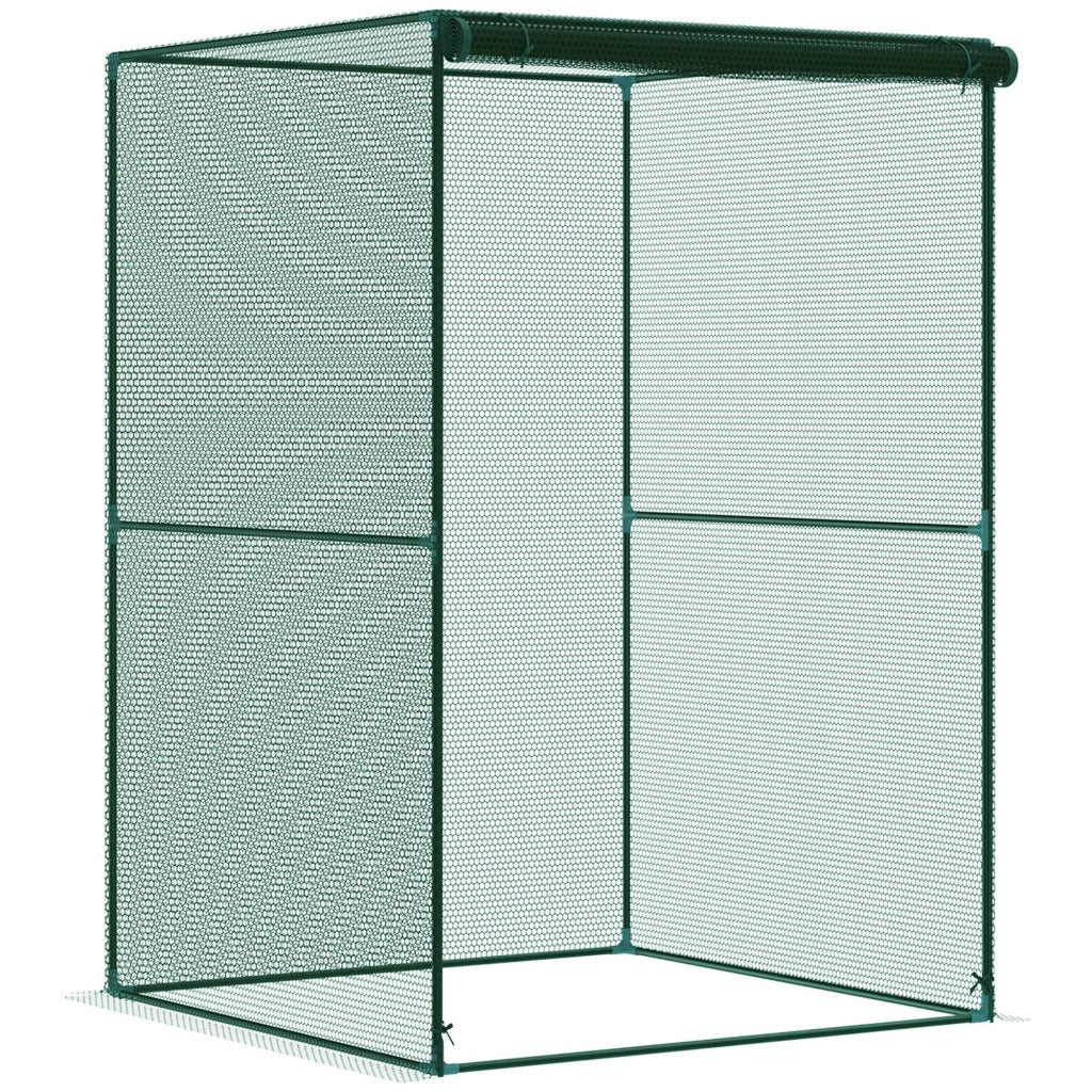 Serra per Giardino ¨C zephmum ¨C Verde 120x120x180 cm Acciaio