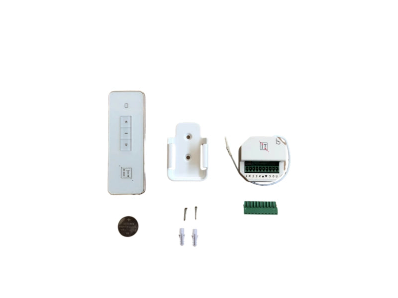 Motore tapparella 40 kg - 20 Nm Kit con centralina e telecomando
