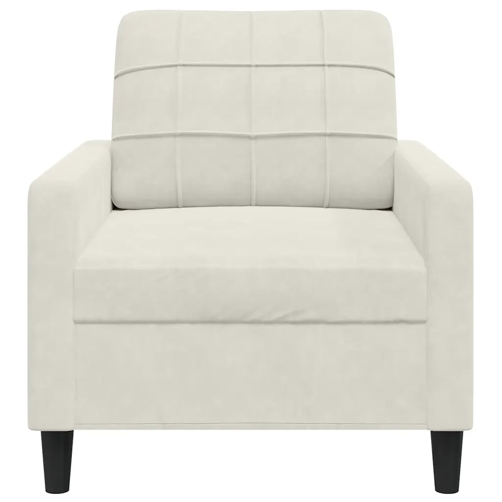 Poltrona Crema 60 cm Velluto