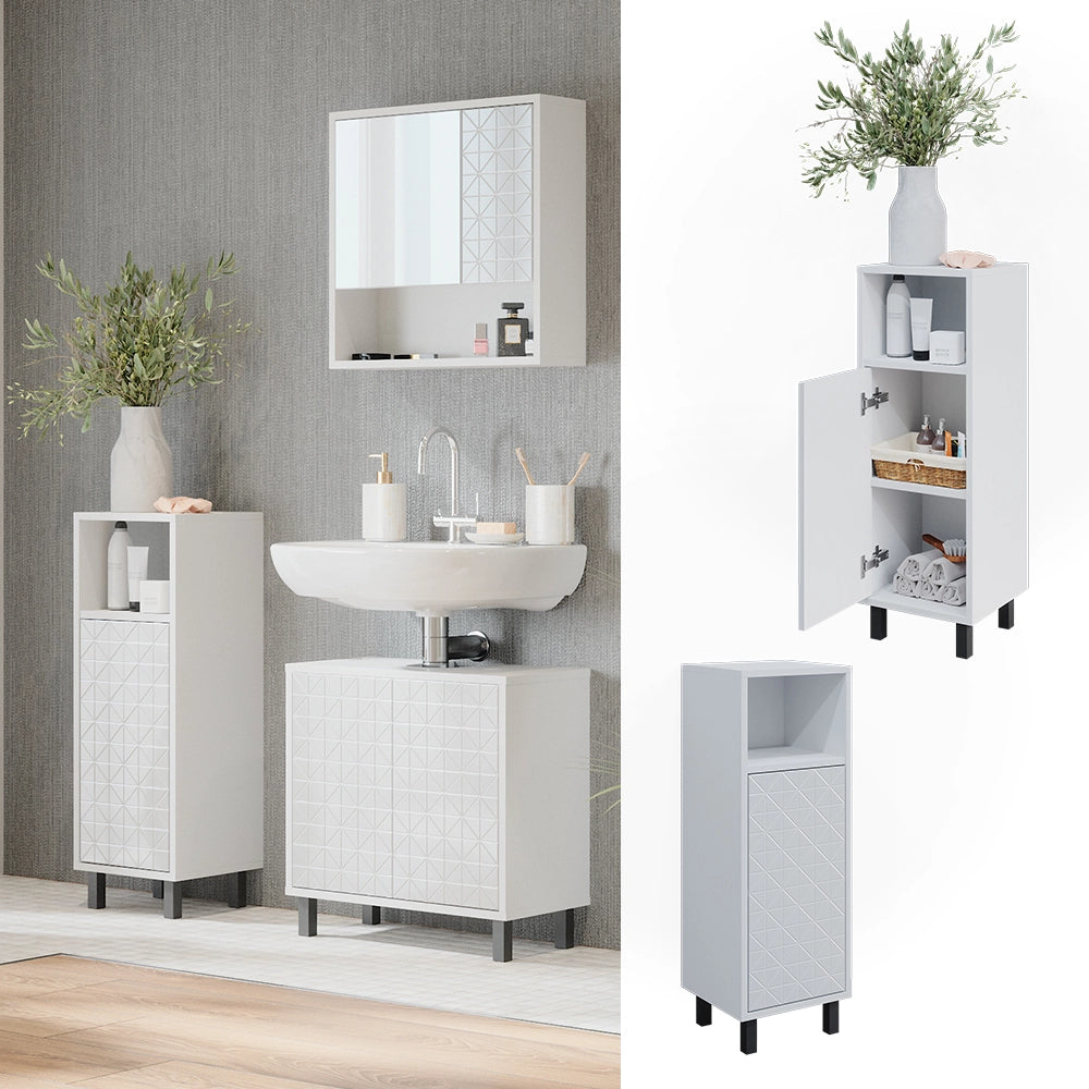 Vicco Mobiletto bagno Bianco 30 x 87.2 cm