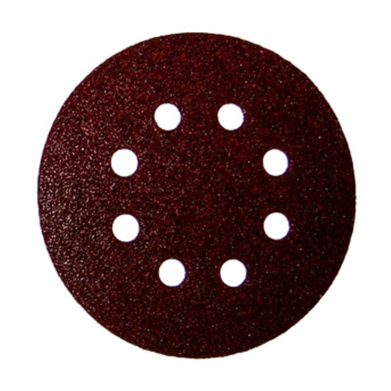 DISCO ABRASIVO VELCRO 8 FORI D 125 MM GRANA  80- 50,0 pz