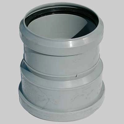 MANICOTTO DUE BICCHIERI COLLEGAMENTO  Pvc Ø 100 F  PP Ø 110 F     MADE IN ITALY