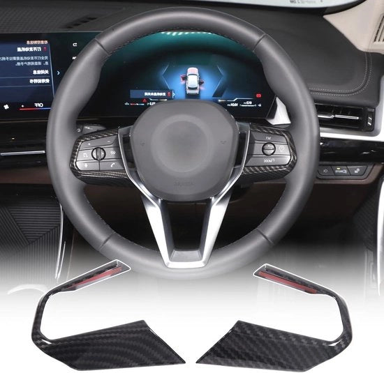 Copertura del Pannello del Tasto del Volante per X1 U11 2023-2024 - Accessori di Decorazione Interna - Fibra di Carbonio