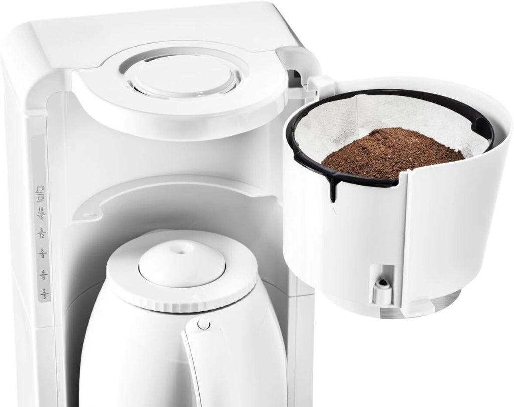 Rowenta CT3801 Adagio Thermo Macchina da caffe' Filtro 1,25 L 850 W Spegnimento Automatico Tasto Antigoccia Piastra Riscaldata colore Bianco
