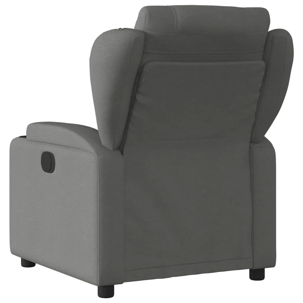 Divano Sedia-Poltrona reclinabile in tessuto grigio scuro 296387