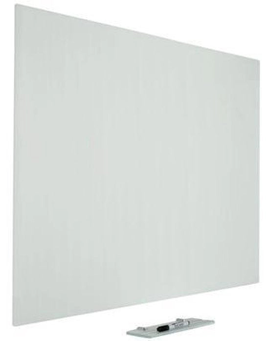Vetrofond Premium con chiodo da parete invisibile, bianco 120x150 cm