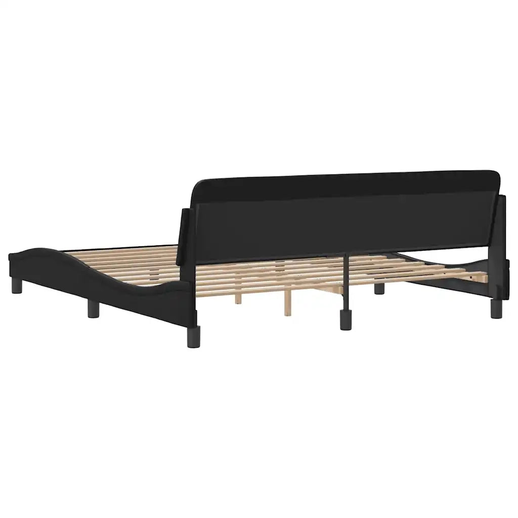 Giroletto Dover Nero 152x203 cm in Similpelle 373308