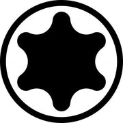 Lavaggi Allen con supporto ErgoStar TORX - testa sferica - 14 pz - finitura verniciatura nera