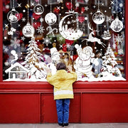 Decorazione per finestre autoadesiva per Natale 260 pezzi decorazione per finestre bianca decorazione per finestre invernale adesivi per finestre a forma di fiocco di neve decorazione per Natale per finestre