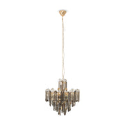 Lampadario sospeso Maytoni Flare 6 luci ottone cristallo