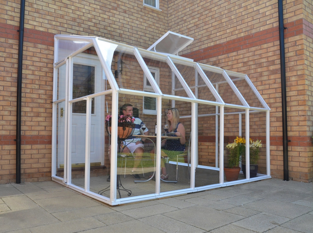 Veranda in Policarbonato Sun Room 2X3.2 m colore Bianco