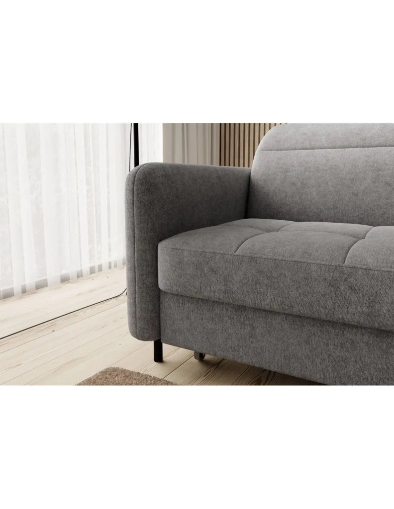 Divano ad angolo collezione GOUMSI colore Grigio mélange