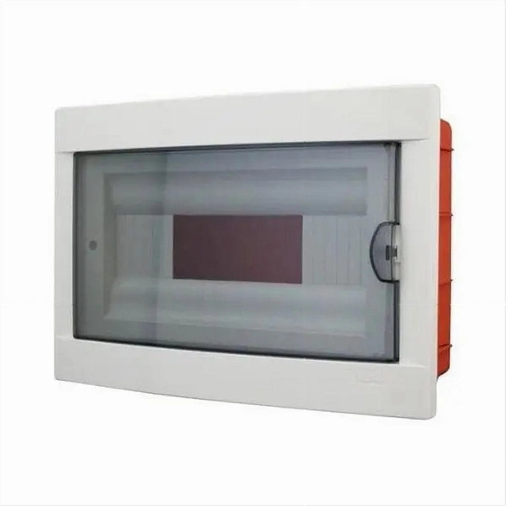 Trade Shop - Centralino Da Incasso Ip40 12/14 Moduli 300x200x90 Mm 24w Portello Fume' Fg14312 -