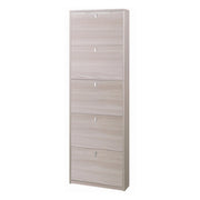 Scarpiera 5 Ante P18 Kit Olmo Chiaro cm 63x18x190h - Sarmog