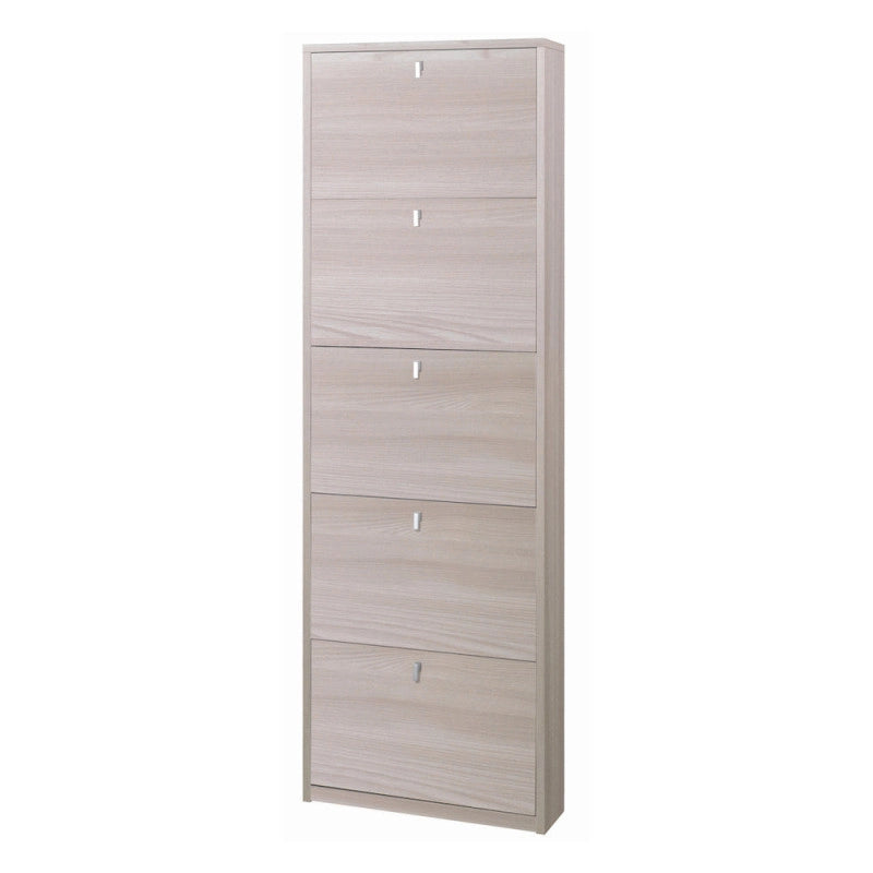 Scarpiera 5 Ante P18 Kit Olmo Chiaro cm 63x18x190h - Sarmog