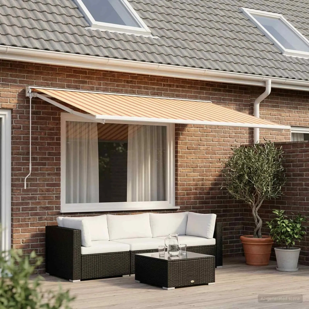 Telo di ricambio per tenda da sole Multicolore 450 × 350 cm 3444298