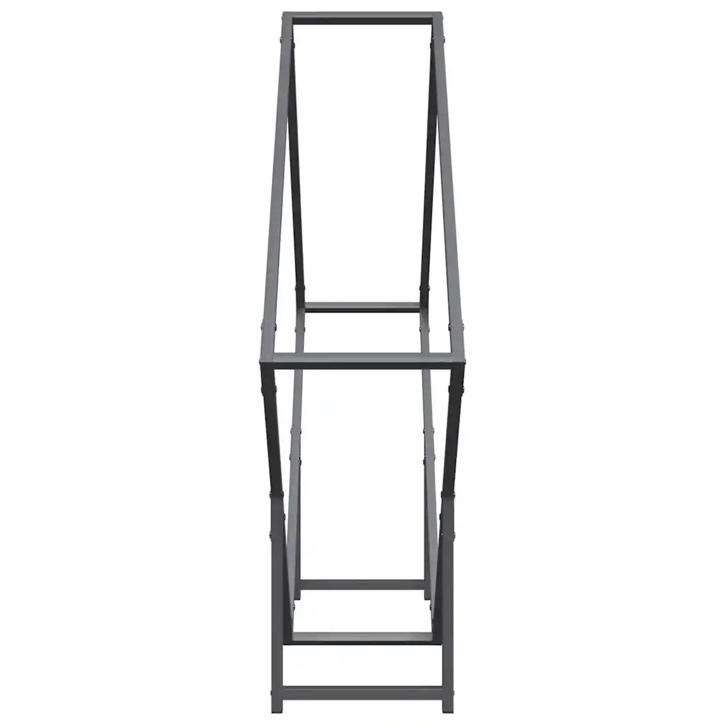 Rastrelliera per Legna da Ardere Antracite 100x25x100 cm CFW1750362