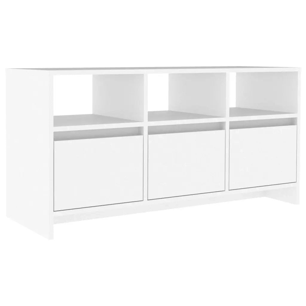 Mobile Porta TV Bianco 102x37,5x52,5 cm in Truciolato cod mxl 17592