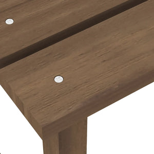 Sedia Adirondack con Tavolo Abete Massello Marrone cod mxl 41832