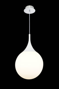 Lampada pendente Pendant in Metallo Dewdrop Bianco