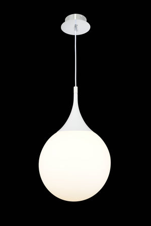 Lampada pendente Pendant in Metallo Dewdrop Bianco