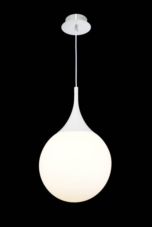 Lampada pendente Pendant in Metallo Dewdrop Bianco