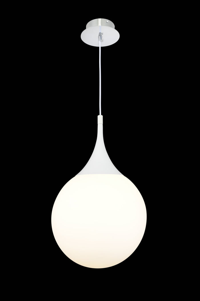 Lampada pendente Pendant in Metallo Dewdrop Bianco