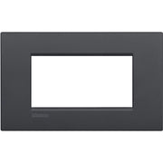 Placca Bticino Living Light 504 4P antracite