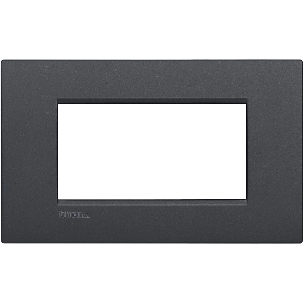 Placca Bticino Living Light 504 4P antracite
