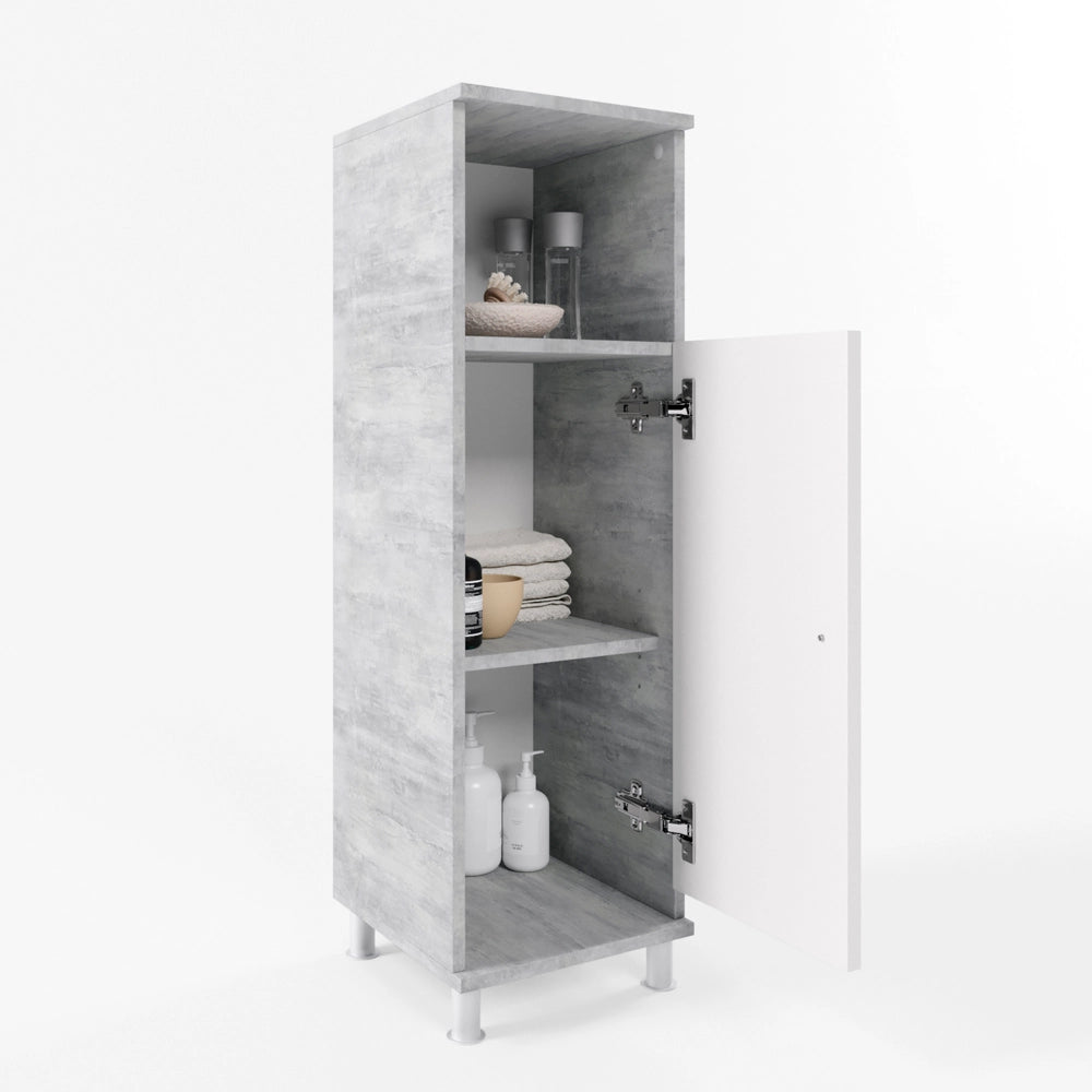 Vicco Mobiletto bagno Calcestruzzo 30 x 95 cm