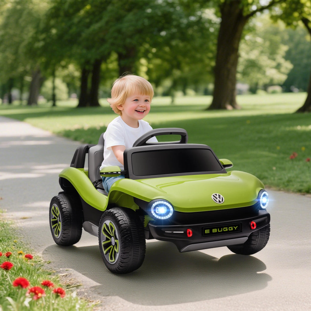 Auto Elettrica per Bambini Volkswagen E-Buggy 12V ¨C Zephmum ¨C Verde con Telecomando