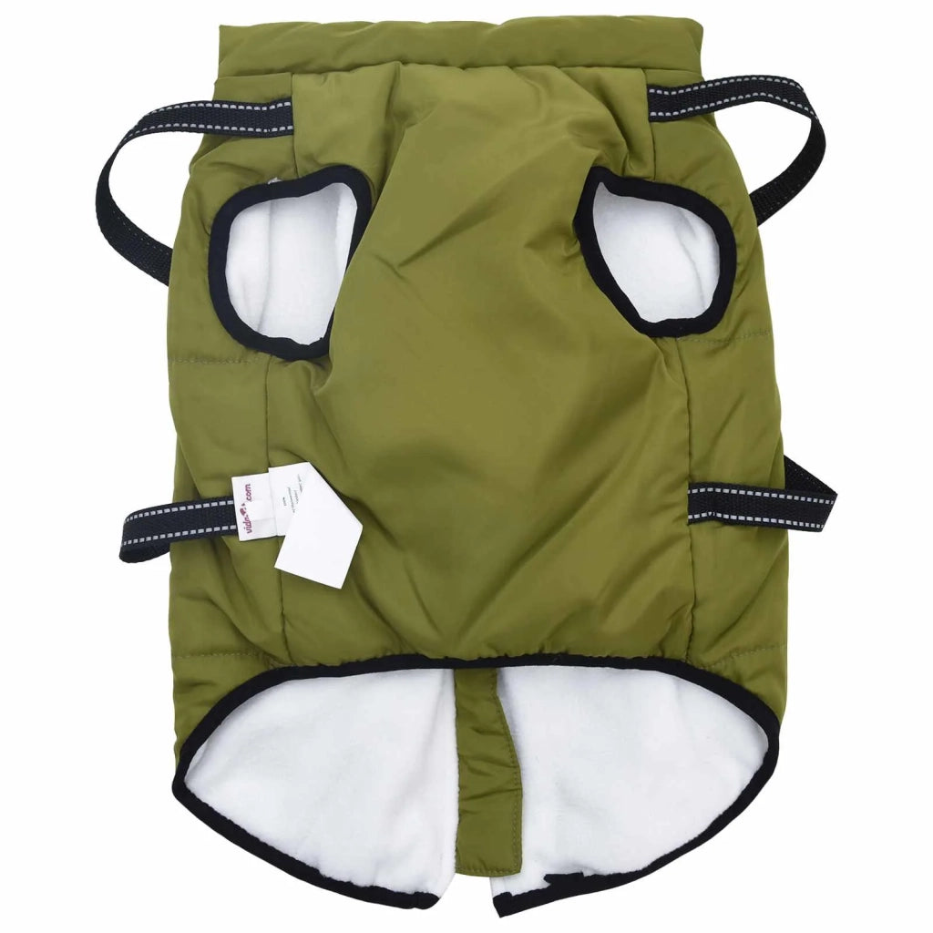 Cappotto per Cani Verde militare L68 Pile e Poliestere 3422519