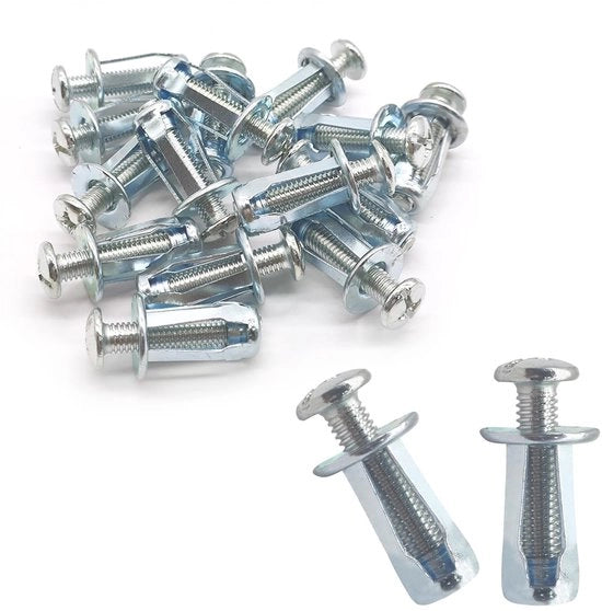 15 pezzi di ancore metalliche a spazio libero M6*30, viti a spazio libero metalliche, viti a spazio libero, viti a spazio libero metalliche, viti a spazio libero per gesso, viti a gesso metalliche, viti a espansione