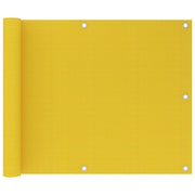 Schermo per balcone schermo per la privacy 75 x 600 cm HDPE giallo 02_0010197