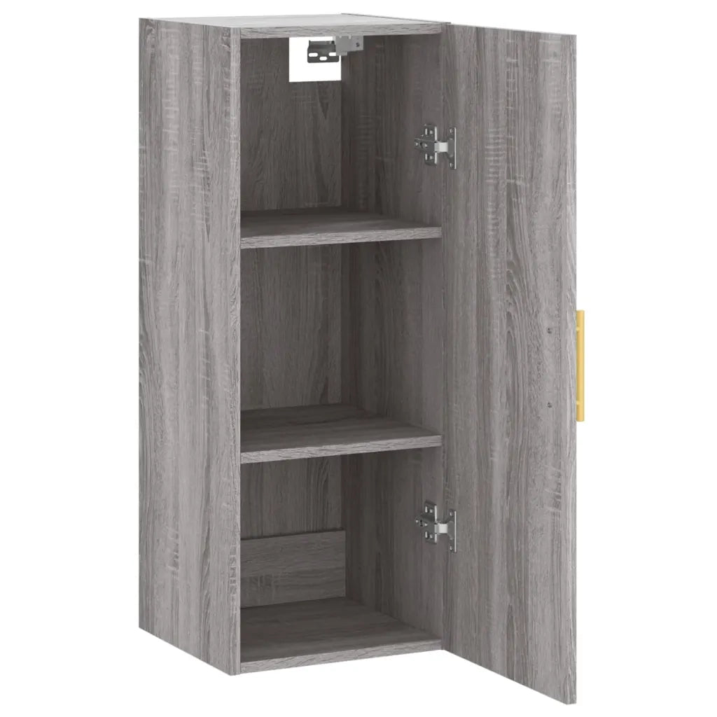Mobile a Parete Grigio Sonoma 34,5x34x90 cm 828850