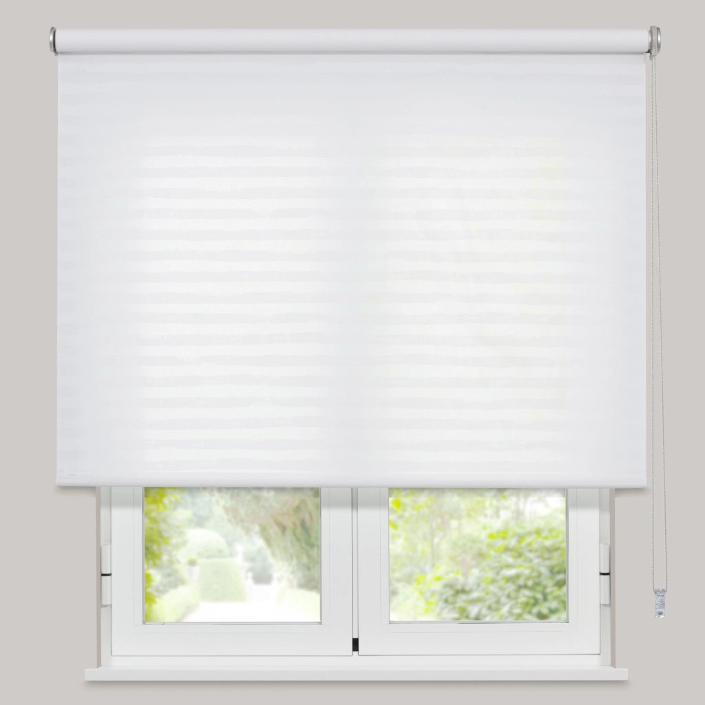 VIEWTEX Tenda a rullo Traslucida Printed Lines Bianco 165 X 250cm - Made in Europe - 5 anni di garanzia