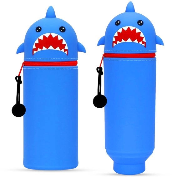 Etui 2 in 1 in Silicone, Portaoggetti per Bambini con Panda, Capybara, Gatto e Foca, Tasca in Silicone per Ragazzi e Ragazze