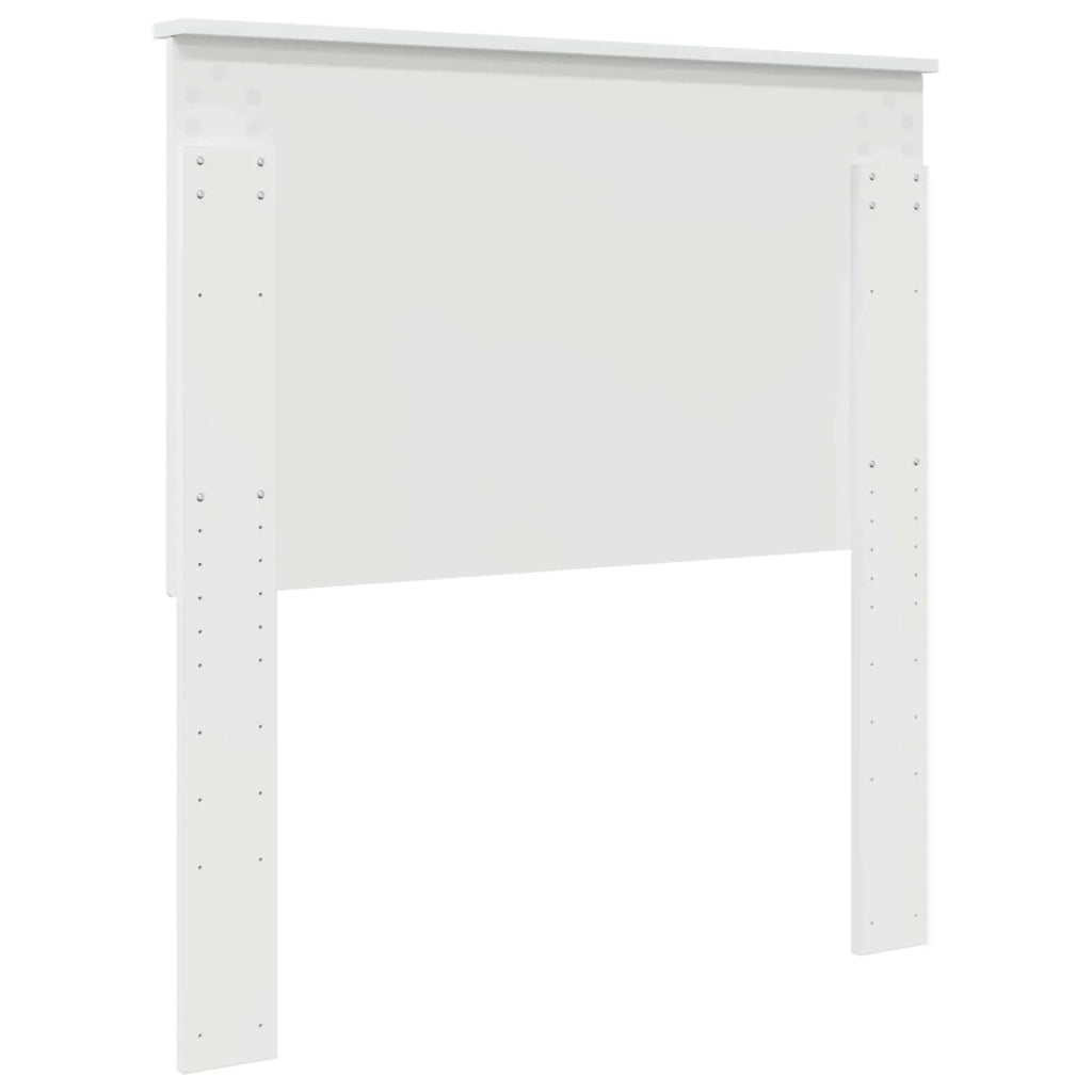 Testiera con testiera Bianco Lucido 90 cm Legno multistrato