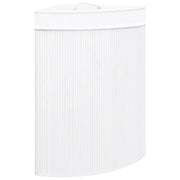 Cesto portabiancheria angolare in bambù 60 litri bianco 02_0006150