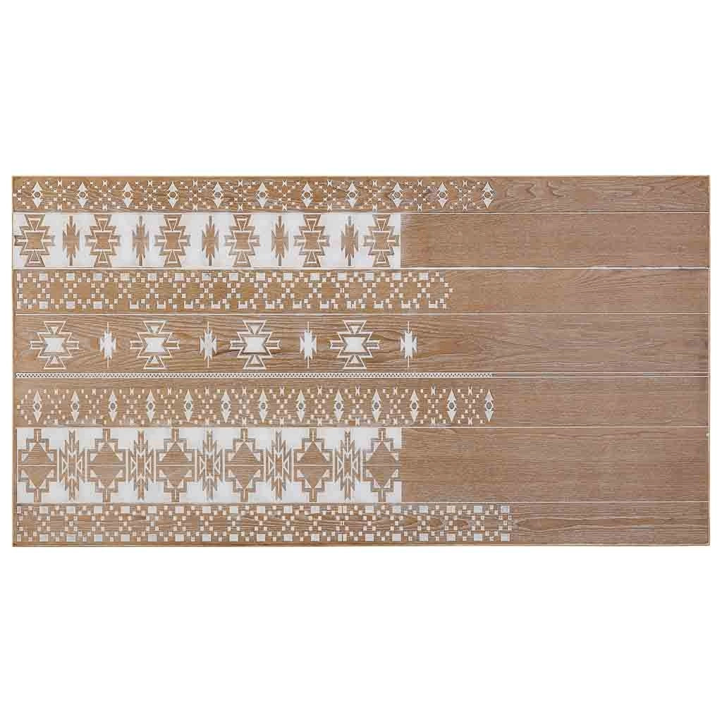 Tavolino da ingresso in legno marrone 150x80x72h cm