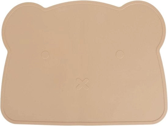 Piatto di Protezione per Cucina in Silicone per Bambini e Casa | Piatto di Riciclo con Isolamento e Antiscivolo (Marrone)